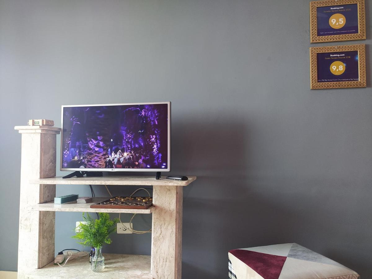 Apartmán Apto. Com Churrasqueira Na Sacada Praia Grande  Exteriér fotografie
